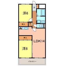 クラールマロニエの物件間取画像